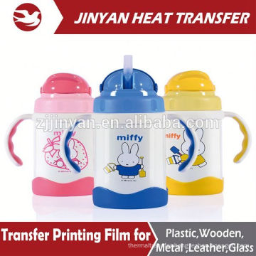 heat tranfer for plastic cans stickers